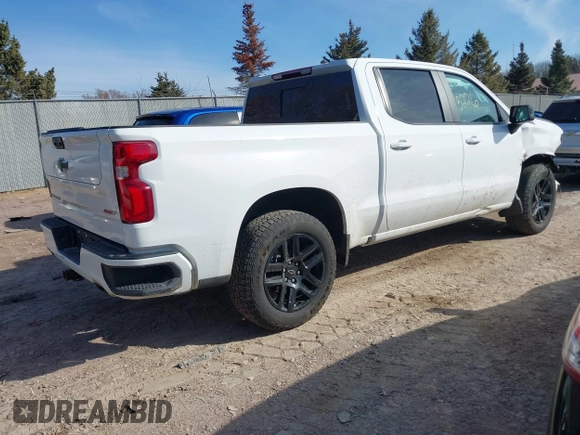 2024 Chevrolet Silverado 1500 RST with VIN 2GCUDEED4R1211055, listed as a IAAI auction lot 41783226 with 17,172 mi miles. Bid and sale history available at carsss.com. Image 4.