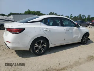2021 Nissan Sentra SV with VIN 3N1AB8CV5MY299715, listed as a Copart auction lot 59483005 with 77,340 mi miles and Salvage title. Bid and sale history available at DreamBid. Image 3.