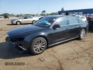 2012 Audi A8 z VIN WAURVAFD4CN012522, wystawiony jako Copart lot #60275185 z przebiegiem 91 477 mil mil oraz Czysty tytuł • Clean title. Historia ofert i sprzedaży dostępna na DreamBid. Obrazek 1.
