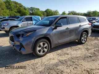 2021 Toyota Highlander L with VIN 5TDCZRAH7MS534966, listed as a Copart auction lot 51899805 with 154,645 mi miles and Salvage title. Bid and sale history available at DreamBid. Image 1.