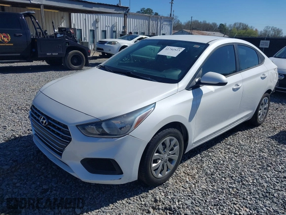 2019 Hyundai Accent SE with VIN 3KPC24A30KE049717, listed as a IAAI auction lot 41792523 with 58,576 mi miles. Bid and sale history available at carsss.com. Image 18.