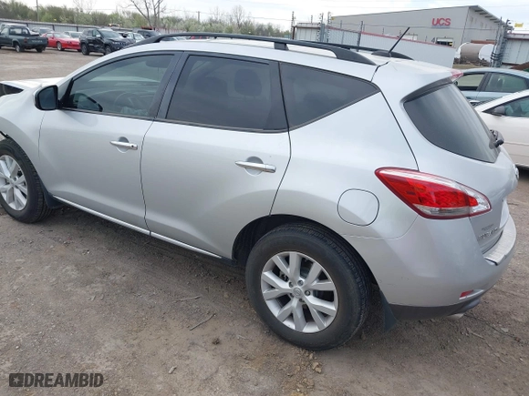 2011 Nissan Murano SV with VIN JN8AZ1MWXBW171518, listed as a IAAI auction lot 41794252 with 98,116 mi miles. Bid and sale history available at carsss.com. Image 3.