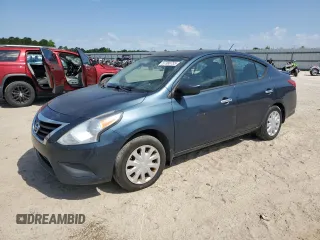 2016 Nissan Versa SV with VIN 3N1CN7AP9GL845657, listed as a Copart auction lot 57380755 with 76,911 mi miles and Salvage title. Bid and sale history available at DreamBid. Image 1.