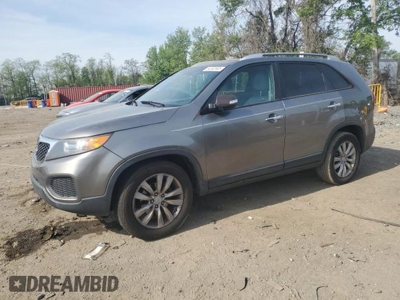 2011 Kia Sorento LX with VIN 5XYKT4A21BG067081, listed as a Copart auction lot 54592685 with 182,589 mi miles and Clean Title. Bid and sale history available at carsss.com. Image 1.