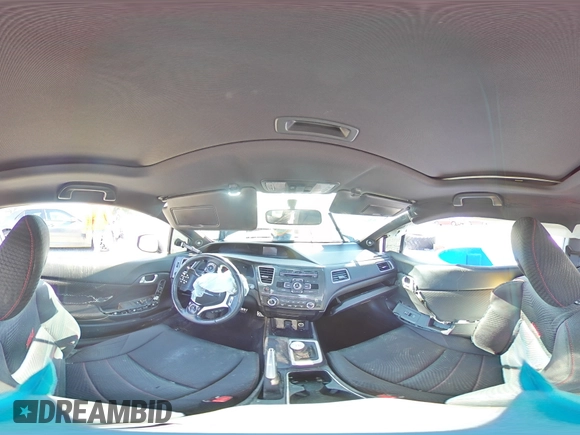 2013 Honda Civic Si with VIN 2HGFG4A5XDH706239, listed as a Copart auction lot 58581105 with 94,772 mi miles and Salvage title. Bid and sale history available at DreamBid. Image 14.