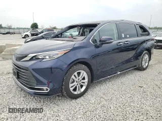 2024 Toyota Sienna Platinum with VIN 5TDESKFC8RS123648, listed as a Copart auction lot 60144105 with 11,506 mi miles and Salvage title. Bid and sale history available at DreamBid. Image 1.