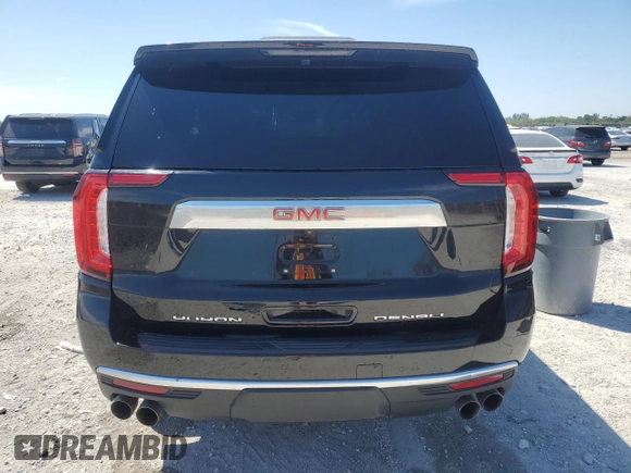 2023 GMC Yukon Denali with VIN 1GKS1DKL8PR303378, listed as a Copart auction lot 49857475 with 42,572 mi miles and Clean Title. Bid and sale history available at carsss.com. Image 6.