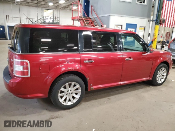 2009 Ford Flex SEL with VIN 2FMEK62C49BB07151, listed as a Copart auction lot 52347695 with 206,678 mi miles and Salvage Title. Bid and sale history available at carsss.com. Image 3.