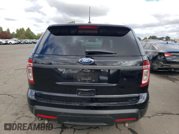 2014 Ford Utility Police Interceptor with VIN 1FM5K8AR2EGA04458, listed as a Copart auction lot 73454084 with 137,214 mi miles and Salvage Title. Bid and sale history available at carsss.com. Image 6.