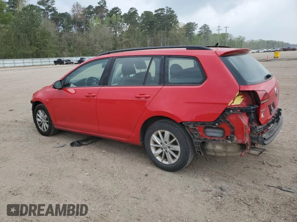 2017 Volkswagen Golf SportWagen S with VIN 3VWC17AU8HM504886, listed as a Copart auction lot 46871974 with 87,118 mi miles. Bid and sale history available at carsss.com. Image 2.