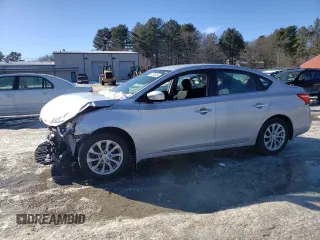2018 Nissan Sentra SV with VIN 3N1AB7AP4JY280874, listed as a Copart auction lot 46175845 with 43,117 mi miles and Salvage Title. Bid and sale history available at carsss.com. Image 1.