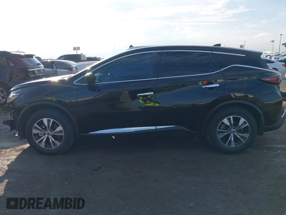 2022 Nissan Murano S with VIN 5N1AZ2AJ4NC114081, listed as a IAAI auction lot 40743673 with 39,124 mi miles and . Bid and sale history available at DreamBid. Image 15.