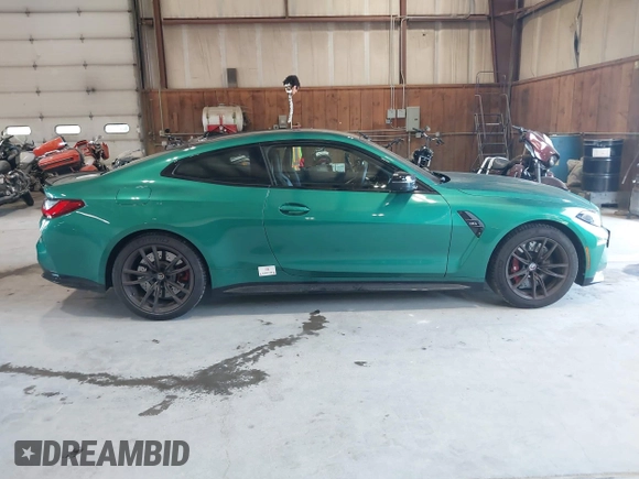 2023 BMW M4 with VIN WBS53AZ04PCM21453, listed as a IAAI auction lot 42751418 with 13,855 mi miles and . Bid and sale history available at DreamBid. Image 13.