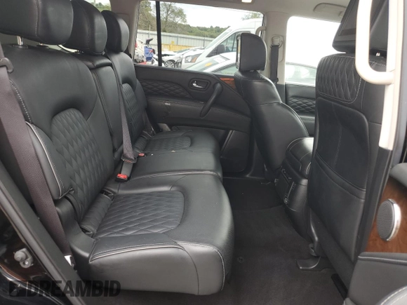 2019 Infiniti QX80 LUXE with VIN JN8AZ2ND6K9850428, listed as a Copart auction lot 71494304 with 60,426 mi miles and Salvage Title. Bid and sale history available at carsss.com. Image 11.