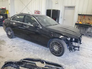 2022 Mercedes-Benz C 300 with VIN W1KAF4HB2NR042016, listed as a Copart auction lot 42020785 with 24,522 mi miles and Salvage Title. Bid and sale history available at DreamBid. Image 4.