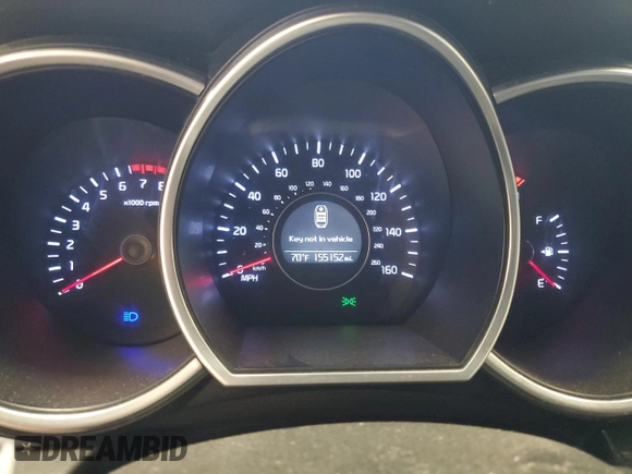 2015 Kia Optima EX with VIN 5XXGN4A77FG378648, listed as a Copart auction lot 50787415 with 155,152 mi miles and Clean Title. Bid and sale history available at carsss.com. Image 9.