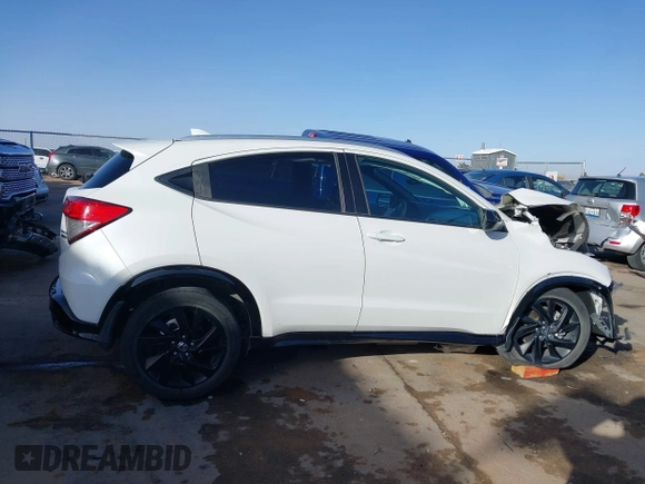 2022 Honda HR-V Sport with VIN 3CZRU6H16NM758337, listed as a IAAI auction lot 41398005 with 91,772 mi miles. Bid and sale history available at carsss.com. Image 14.