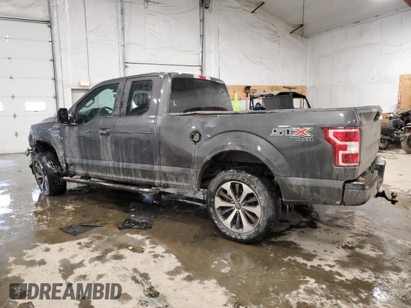 2019 Ford F-150 XL with VIN 1FTEX1EP2KKF06966, listed as a Copart auction lot 44263605 with 82,600 mi miles and Non Repairable. Bid and sale history available at carsss.com. Image 2.