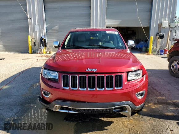 2014 Jeep Grand Cherokee Limited with VIN 1C4RJEBM6EC433412, listed as a Copart auction lot 55397645 with 52,941 mi miles and Salvage Title. Bid and sale history available at DreamBid. Image 5.