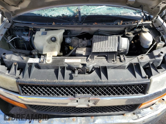 2005 Chevrolet Express Cargo Van YF7 Upfitter with VIN 1GBFG15T351241152, listed as a Copart auction lot 77996504 with 0 mi miles and Salvage Title. Bid and sale history available at carsss.com. Image 12.
