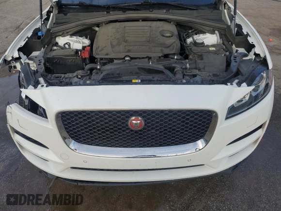 2018 Jaguar F-Pace 25t Premium with VIN SADCJ2FX3JA276263, listed as a Copart auction lot 53951035 with 70,385 mi miles and Salvage Title. Bid and sale history available at DreamBid. Image 12.