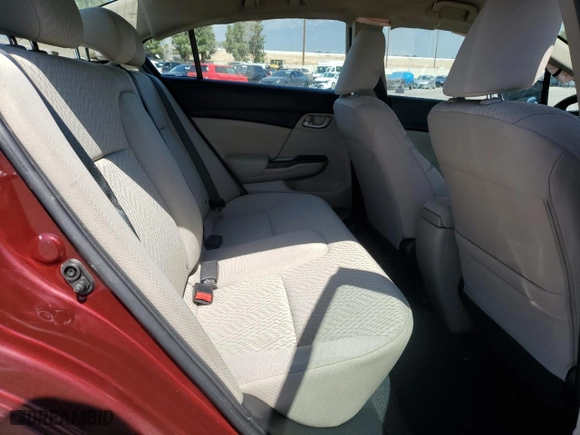 2015 Honda Civic Sedan LX with VIN 2HGFB2F5XFH543574, listed as a Copart auction lot 52399845 with 117,897 mi miles and Salvage Title. Bid and sale history available at carsss.com. Image 10.