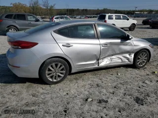 2017 Hyundai Elantra SE with VIN 5NPD74LF7HH048596, listed as a Copart auction lot 51341945 with 91,149 mi miles and Salvage Title. Bid and sale history available at carsss.com. Image 3.