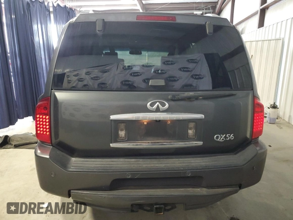 2008 Infiniti QX56 z VIN 5N3AA08D98N909588, wystawiony jako Copart lot #54063755 z przebiegiem 150 723 mil mil oraz Czysty tytuł • Clean title. Historia ofert i sprzedaży dostępna na DreamBid. Obrazek 6.