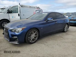 2018 Infiniti Q50 Luxe с VIN JN1EV7AP9JM356259, выставлен на аукционе Copart как лот 57756895 с пробегом 62 607 миль миль и Списание • Salvage title. История ставок и продаж доступна на DreamBid. Изображение 1.