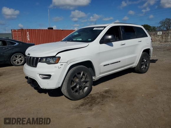 2021 Jeep Grand Cherokee Limited with VIN 1C4RJEBG6MC656932, listed as a Copart auction lot 43364675 with 42,238 mi miles and Salvage title. Bid and sale history available at DreamBid. Image 1.