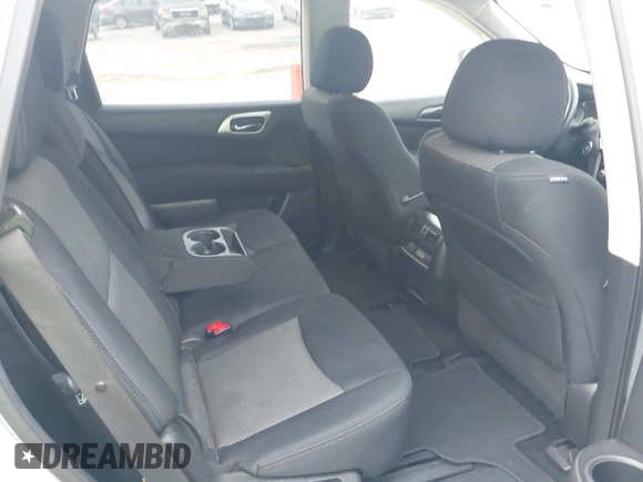 2017 Nissan Pathfinder SV with VIN 5N1DR2MM9HC648975, listed as a IAAI auction lot 42042921 with 125,057 mi miles. Bid and sale history available at carsss.com. Image 8.