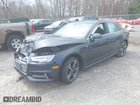 2017 Audi A4 Premium Plus with VIN WAUENAF45HN019873, listed as a IAAI auction lot 42081103 with 103,041 mi miles. Bid and sale history available at carsss.com. Image 17.
