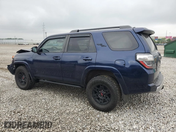 2019 Toyota 4Runner SR5 with VIN JTEBU5JR9K5728571, listed as a Copart auction lot 57761505 with 81,706 mi miles and Salvage title. Bid and sale history available at DreamBid. Image 2.