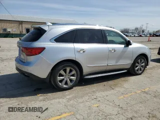 2014 Acura MDX Advance with VIN 5FRYD4H87EB024392, listed as a Copart auction lot 50123185 with 107,802 mi miles and Salvage Title. Bid and sale history available at DreamBid. Image 3.
