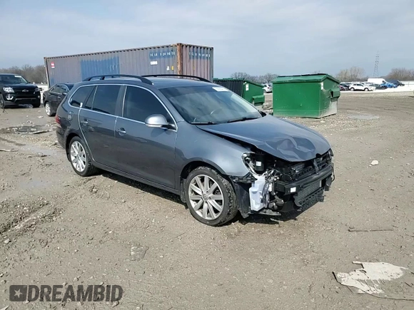 2014 Volkswagen Jetta SportWagen TDI w/Sunroof & Nav with VIN 3VWPL7AJ5EM601492, listed as a Copart auction lot 53085425 with 143,881 mi miles and Non Repairable. Bid and sale history available at carsss.com. Image 14.