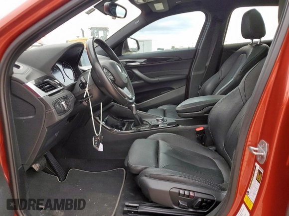2018 BMW X2 sDrive28i with VIN WBXYJ3C37JEJ75893, listed as a Copart auction lot 62513565 with 62,029 mi miles and Salvage title. Bid and sale history available at DreamBid. Image 7.