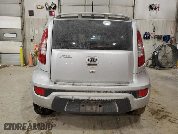 2012 Kia Soul + with VIN KNDJT2A63C7363611, listed as a Copart auction lot 45907555 with 129,036 mi miles and Salvage Title. Bid and sale history available at carsss.com. Image 6.