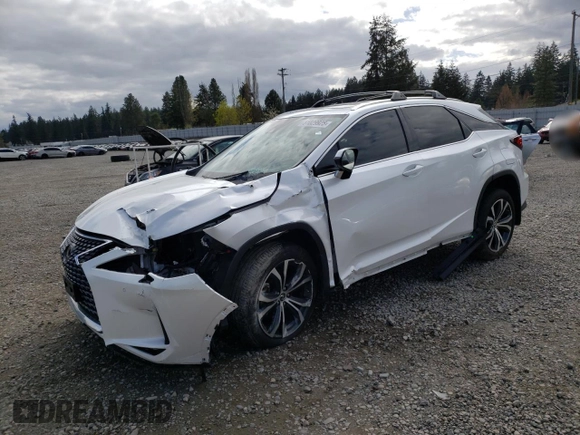2022 Lexus RX with VIN 2T2HZMDA7NC317656, listed as a Copart auction lot 51829925 with 24,489 mi miles and Salvage Title. Bid and sale history available at carsss.com. Image 1.