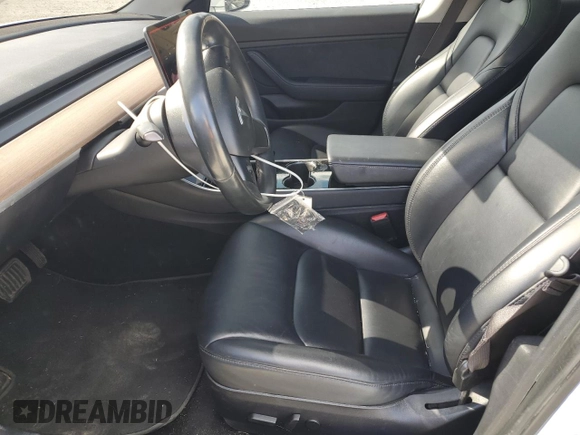 2018 Tesla Model 3 Long Range Battery with VIN 5YJ3E1EA7JF040942, listed as a Copart auction lot 56147225 with 82,482 mi miles and Salvage Title. Bid and sale history available at DreamBid. Image 7.