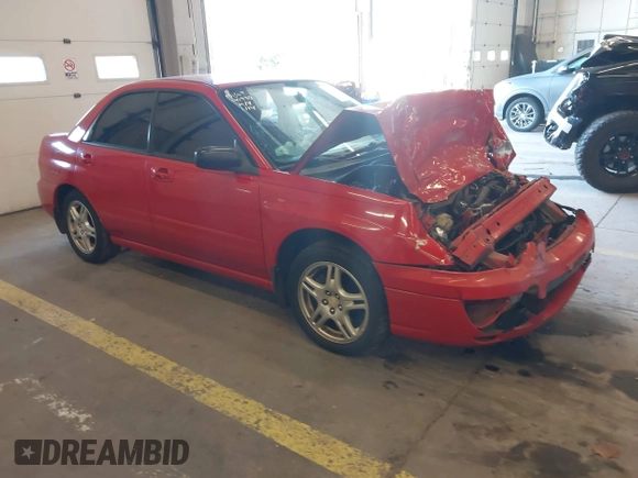 2005 Subaru Impreza Sedan (Natl) RS with VIN JF1GD67575H519911, listed as a IAAI auction lot 41346925 with 1 mi miles. Bid and sale history available at carsss.com. Image 1.