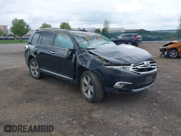 2013 Toyota Highlander Limited z VIN 5TDDK3EH1DS251379, wystawiony jako IAAI lot #42252676 z przebiegiem 126 563 mil mil oraz . Historia ofert i sprzedaży dostępna na DreamBid. Obrazek 1.