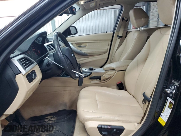 2012 BMW 3 Series 328i with VIN WBA3A5C56CF347250, listed as a Copart auction lot 50598665 with 134,361 mi miles and Salvage title. Bid and sale history available at DreamBid. Image 7.