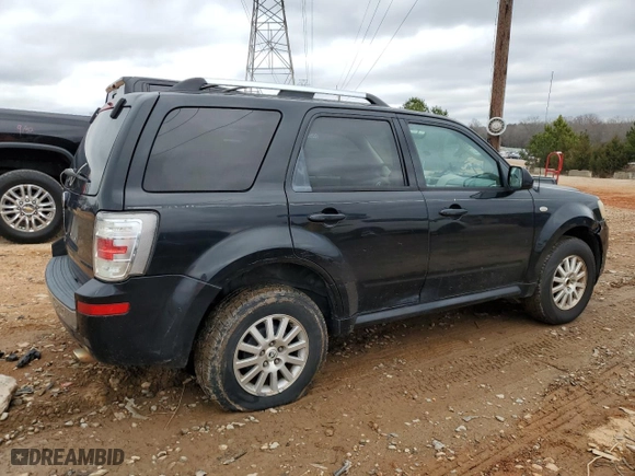 2009 Mercury Mariner Premier with VIN 4M2CU87749KJ12895, listed as a Copart auction lot 44384555 with 278,370 mi miles and Clean Title. Bid and sale history available at carsss.com. Image 3.