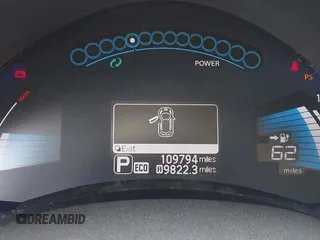 2015 Nissan LEAF S with VIN 1N4AZ0CP4FC326903, listed as a IAAI auction lot 42009732 with 109,794 mi miles. Bid and sale history available at carsss.com. Image 13.