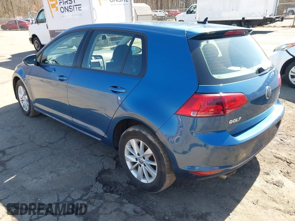 2016 Volkswagen Golf TSI S z VIN 3VW217AUXGM046505, wystawiony jako IAAI lot #41793487 z przebiegiem 53 001 mil mil oraz . Historia ofert i sprzedaży dostępna na DreamBid. Obrazek 3.