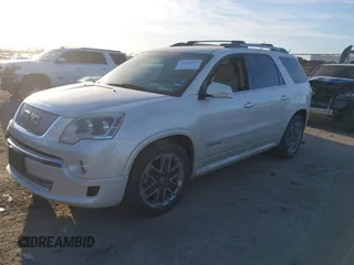 2011 GMC Acadia Denali with VIN 1GKKRTED7BJ286605, listed as a IAAI auction lot 41782992 with 119,154 mi miles and . Bid and sale history available at DreamBid. Image 2.