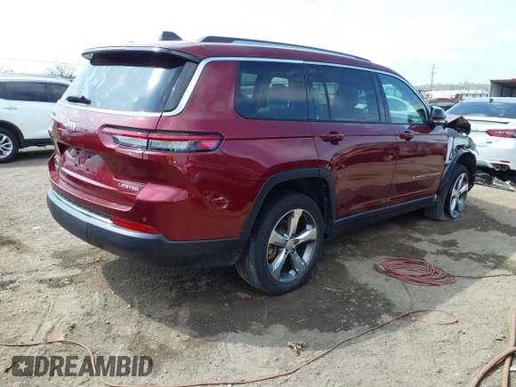 2022 Jeep Grand Cherokee Limited с VIN 1C4RJKBG4N8506269, выставлен на аукционе IAAI как лот 41892578 с пробегом 56 133 миль миль и . История ставок и продаж доступна на DreamBid. Изображение 4.