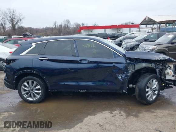 2022 Infiniti QX50 Pure with VIN 3PCAJ5AB6NF110784, listed as a IAAI auction lot 41798196 with 36,586 mi miles and . Bid and sale history available at DreamBid. Image 14.