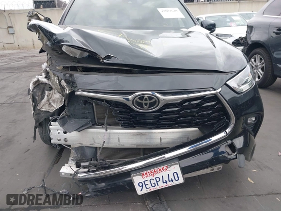 2023 Toyota Highlander L with VIN 5TDKDRAH5PS012464, listed as a IAAI auction lot 42071629 with 49,958 mi miles and . Bid and sale history available at DreamBid. Image 20.