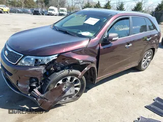 2014 Kia Sorento SX with VIN 5XYKW4A73EG458059, listed as a IAAI auction lot 41860159 with 140,644 mi miles. Bid and sale history available at carsss.com. Image 18.